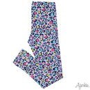 Bright Leopard Print Girls Legging – Fun & Colorful Fall Fashion