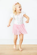 Fancy Florals S/S Twirl Leotard
