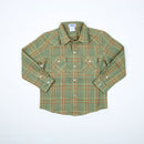 Deer Camp Plaid Pearl Snap Flannel – Boys Long Sleeve Shirt