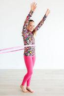 SALE Fuchsia Flash Active Legging