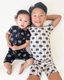 Bamboo Shorts Set | Palm Style White