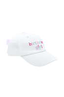 Birthday Girl Bow Baseball Hat (Baby/Toddler, Youth)