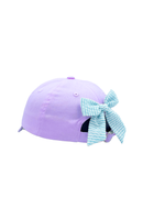 Lavender Mermaid Bow Baseball Hat (Youth)