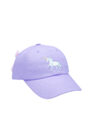 Rainbow Unicorn Bow Baseball Hat (Baby/Toddler, Youth)