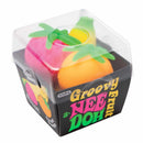 Schylling Groovy Fruit NeeDoh Squishy Sensory Fidget Toy – Banana, Strawberry & Orange