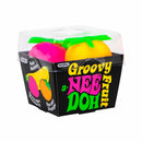 Schylling Groovy Fruit NeeDoh Squishy Sensory Fidget Toy – Banana, Strawberry & Orange