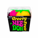 Schylling Groovy Fruit NeeDoh Squishy Sensory Fidget Toy – Banana, Strawberry & Orange
