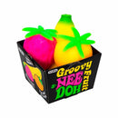 Schylling Groovy Fruit NeeDoh Squishy Sensory Fidget Toy – Banana, Strawberry & Orange