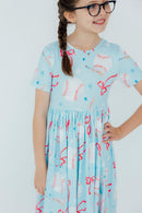 Grand Slam Glam S/S Pocket Twirl Dress
