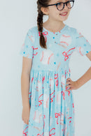 Grand Slam Glam S/S Pocket Twirl Dress