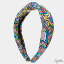 Groovy Hearts Top Knot Headband