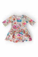 Harvest Blooms 3/4 Sleeve Twirl Bodysuit