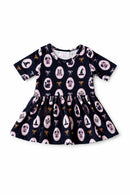 Hocus Pocus 3/4 Sleeve Twirl Bodysuit