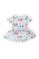 Home of the Brave S/S Twirl Bodysuit