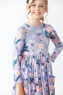 Honeysuckle L/S Pocket Twirl Dress