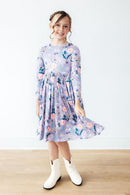Honeysuckle L/S Pocket Twirl Dress