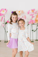 Hoppy Easter L/S Ruffle Tee