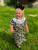 Smocked bows mamas bestie Dress
