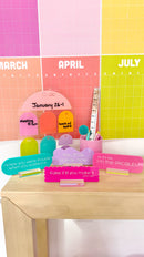 Trouble acrylic desk name plate