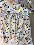 Boots and Bows Embroidered GIrls Dress