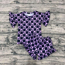 Checkered bats ruffle set