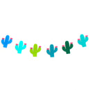Acrylic cactus garland