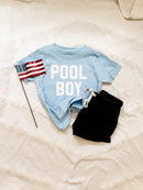 POOL BOY light blue tee