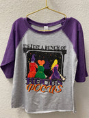 Just A Bunch of Hocus Pocus 3/4 Sleeve T-Shirt – Kids Halloween Tee