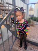 Lights ruffle romper