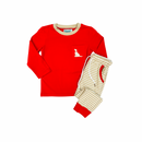 Hazel Blue Dog Embroidered Jogger Set