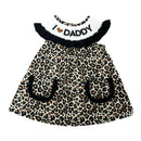 Smocked leopard I love daddy Dress