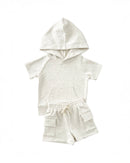Cargo Shorts Set | Oatmeal