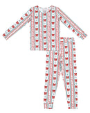 Bamboo Two Piece Set | Retro Candy Cane