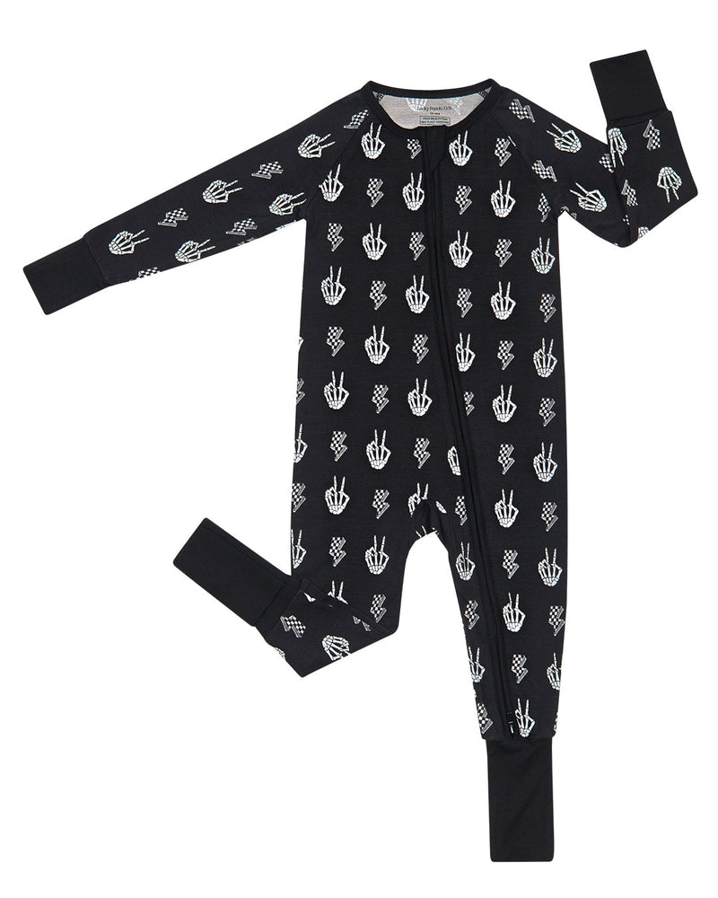Bamboo Zip Romper | Skelly Vibes