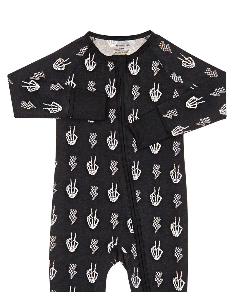 Bamboo Zip Romper | Skelly Vibes