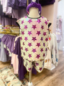 SEQUIN STAR SHORTS-GOLD