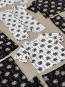 Bamboo Shorts Set | Palm Style White