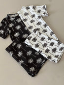 Bamboo Shorts Set | Palm Style White