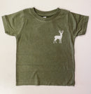 Big Buck Kids T-Shirt | Olive Green Deer Hunting Shirt for Boys & Girls | Southern Outdoor Youth Tee | Bossier City, LA