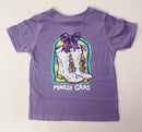 Kids Mardi Gras Boots T-Shirt– Purple Graphic Tee