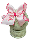 Western Boot Embroidered Moonstitch Hair Bow | Clip or Headband