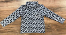 Performance Deer Print Polo – Boys Long Sleeve Shirt
