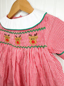 Reindeer Romp Bubble Shorts Set