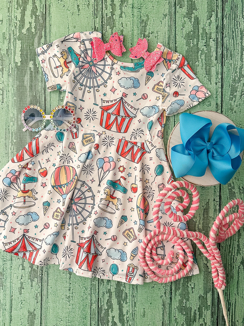 Heading To The Carnival Twirl Dress (12y): FINAL SALE