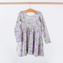 Gator Gras Cotton Twirl Dress