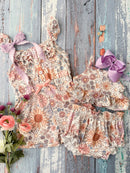 Groovy Floral Infant Set: Last one: (6-12m only): FINAL SALE
