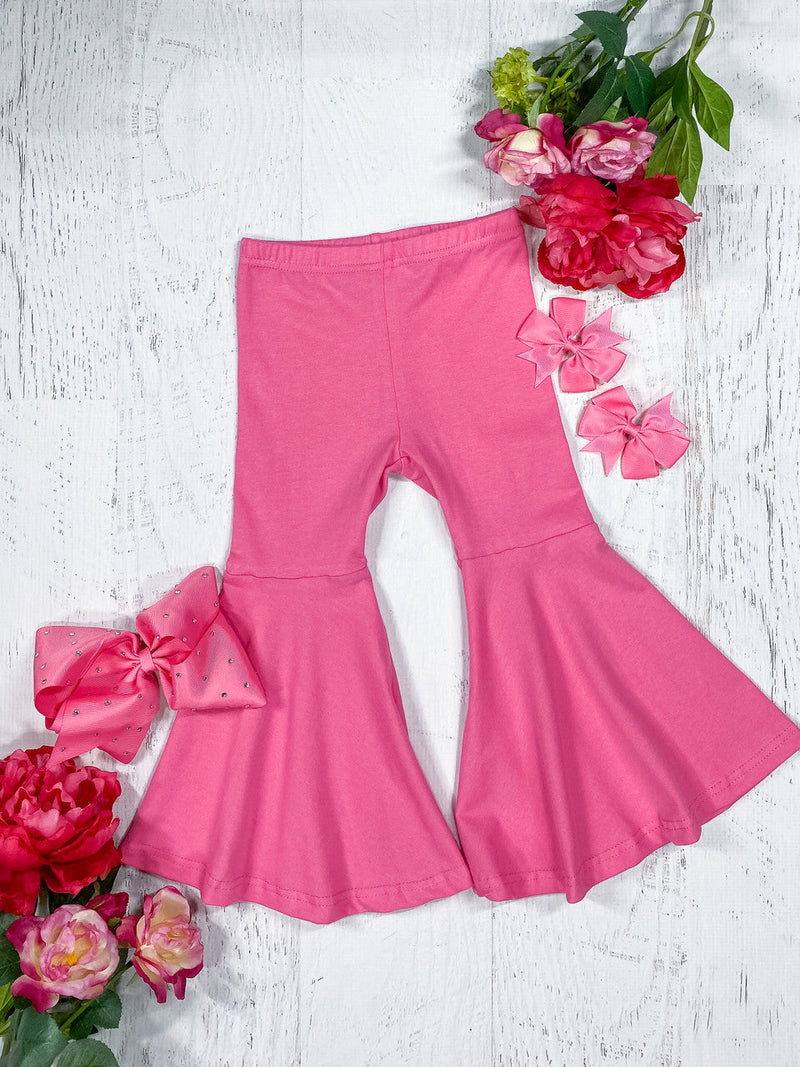 Hot Pink Bell Bottom Pants