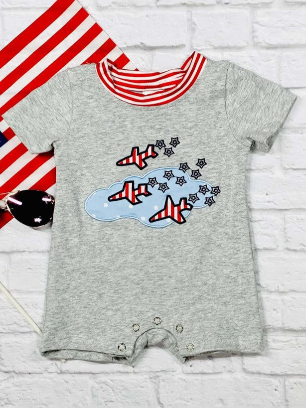 Flying Planes Baby Romper