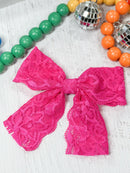 Lace Hair Bow: FINAL SALE