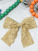 Lace Hair Bow: FINAL SALE